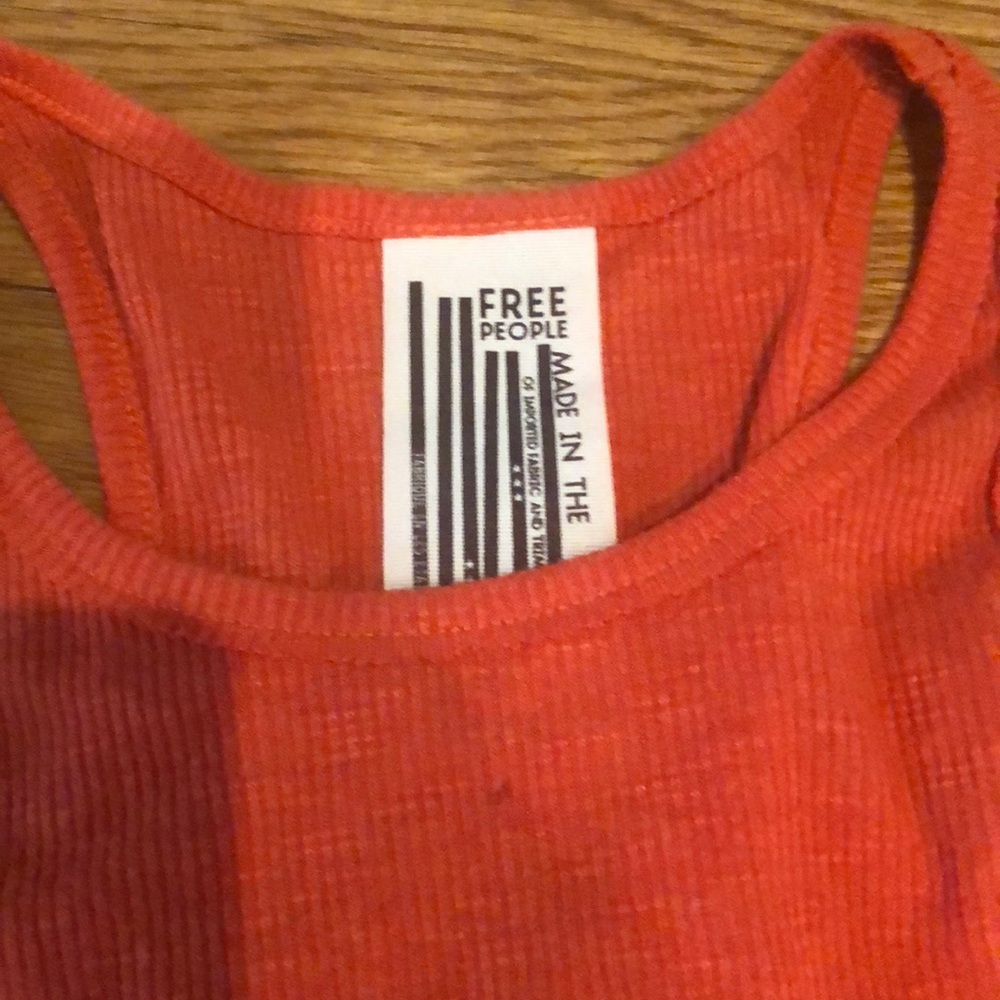 Free People orange tank top - Picture 2 of 2